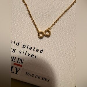 Mia Fiore Gold Plated Infinity Necklace